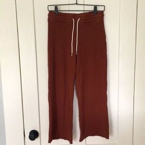 MATE the Label Thermal Wide Leg Pant Tobacco